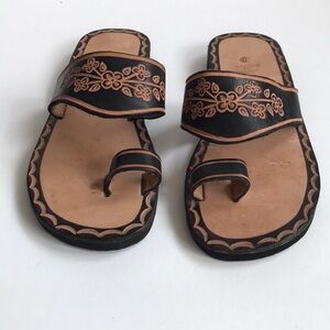 Leather sandals